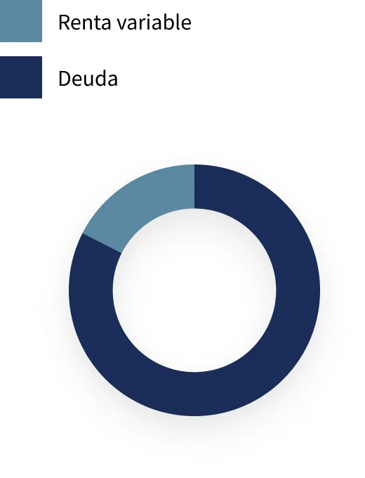 Gráfica referencia de portafolio conservador