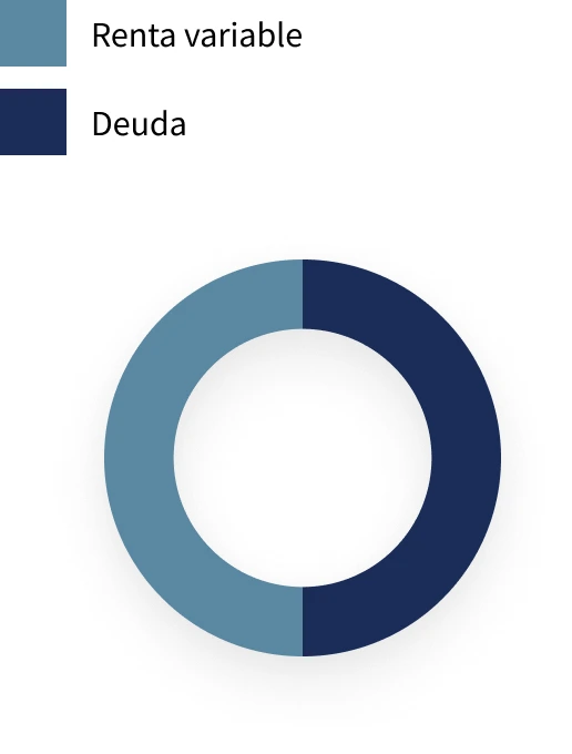 Gráfica referencia de portafolio moderado